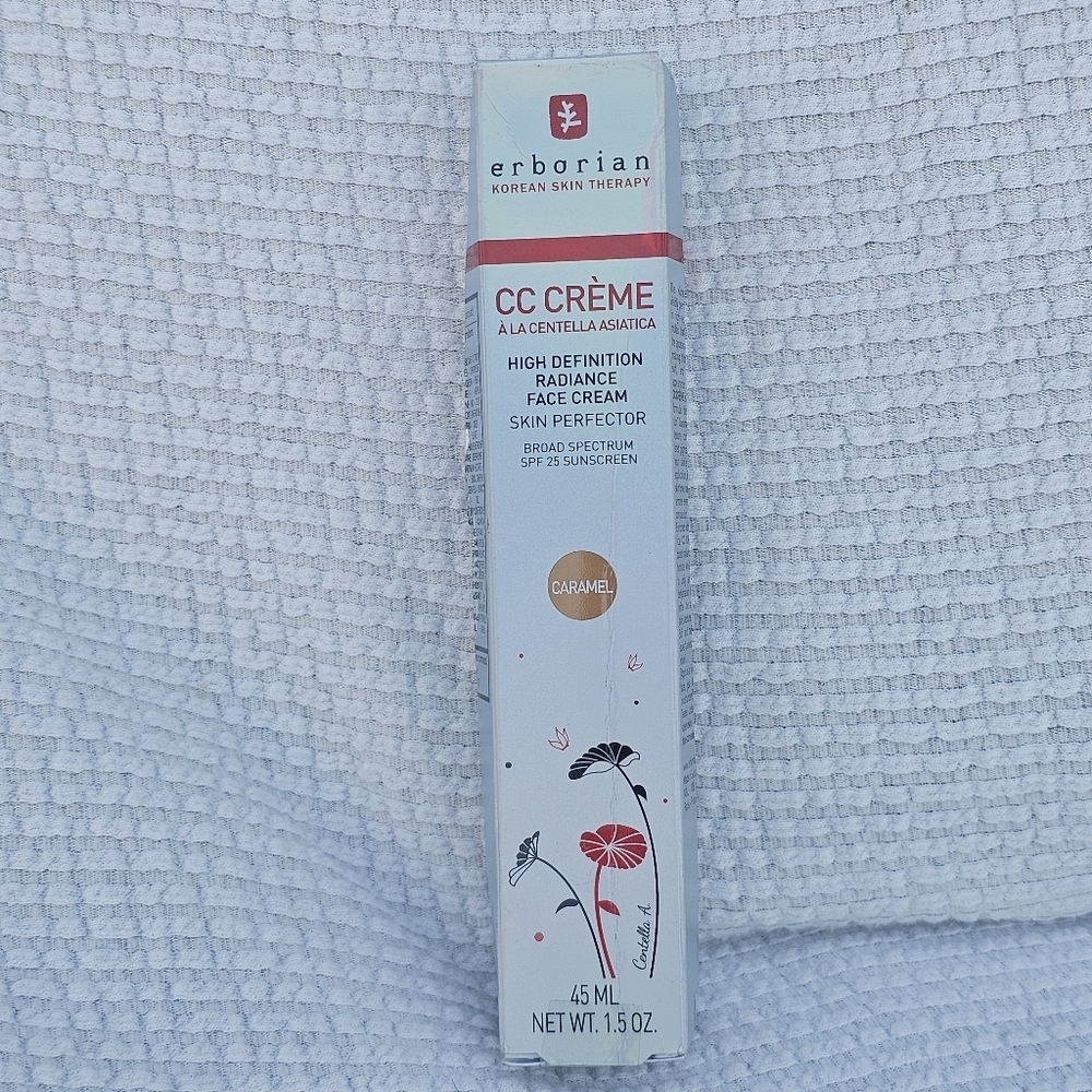 Erborian Korean Skin Therapy CC Cream Caramel – tinted color corrector SPF 1.5oz